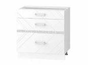 Напольный шкаф (3 ящика с системой плавного закрывания) Бьянка 102.92_18
