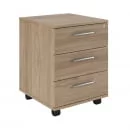 Тумба подкатная с 3 ящиками ASTI AST33931321 Вяз_1