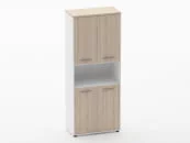 Шкаф 4 широкий закрытый с нишей Deka 10.19.121 Туя/Белый_38