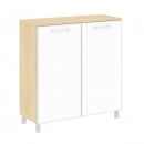 Шкаф квадратный Ялта LT.SD-1.4 R white Акация Лорка/Стекло White 1098*452*1168_55
