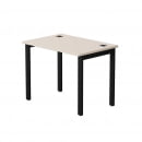 Стол прямой на металлокаркасе Everprof EVO 254S001 Белый Черный_0