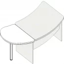 Конференц-приставка Л.РП2-11р правая Орех_2