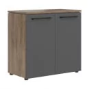 Шкаф с глухими малыми дверьми MORRIS TREND MLC 85.1 Антрацит Кария Пальмира_11