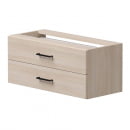 Модуль с ящиками для стеллажа металлического (комплект элементов стеллажа) Everprof EVO 254Н012 Дуб Соната Черный_0