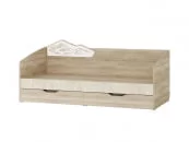 Кровать Эверест 500.11 Дуб Кронберг/Плаза Стоун_1