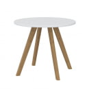 Стол журнальный Forta FCT 570 Белый премиум Дуб Гамильтон_0