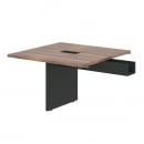 Стол приставной VELION VENEER VRFCT 1212 Американский орех Яшма черная_1