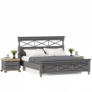 Кровать двуспальная 1600 с подъемным механизмом и тумбами Амели Оникс серый_3