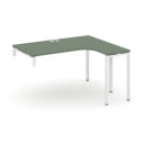 Стол-надставка на опорную тумбу (правый) CONCEPT CN.OSAN-003(R) Дуб Мали Белый_27