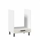 Тумба кухонная 600 для встраиваемой техники Винченца ЛД 234.250.000.014 Белый Дуб Крафт белый_11