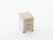 Тумба подкатная Deka 9.05.01 Туя/Белый_14