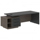 Стол руководителя левый VELION VCT 2390 L Яшма черный Дуб Сильвер_17