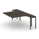 Рабочая станция-приставка к опорным тумбам CONCEPT CN.DSAPR-001 Дуб Мали Черный_8