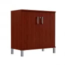 Стеллаж дверьми с замком В410.3 Бургунди_5