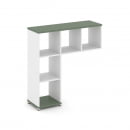 Надставка на стол низкая без наполнения CONCEPT CN.NN-001 Кобо Белый бриллиант Белый металл_17