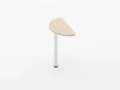 Приставка-полукруг Glassy 2.14 Дуб сантана светлый_1