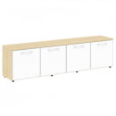Тумба модульная Ялта LT.TS-4.6 white Акация Лорка/Стекло White 2188*450*580_8