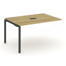 Проходной наборный элемент переговорного стола CONCEPT CN.NPRG-012 Дуб Винченцо Антрацит_5