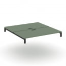 Двойной стол надставка на две опорные тумбы CONCEPT CN.DSN-006 Кобо Черный_15