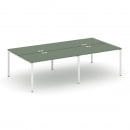 Рабочая станция двухсторонняя на 4 места CONCEPT CN.DRS-006 Кобо Белый_5