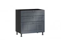 Тумба кухонная 800 с 3 ящиками (4) Мокка ЛД 274.160.000.134 Черная Дуб фактурный антрацит_9