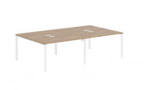 Бенч-система 4-местная EDIS EUWST 2716 Дуб Денвер светлый Белый_60