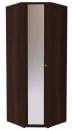 Фасад углового шкафа Зеркало Sherlock 63 Орех шоколадный (спальня)_65604_1