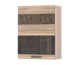 Шкаф-витрина кухонный (с системой плавного закрывания) Бруклин 101.80.1 Дуб Кронберг/Лагода/Антрацит_30