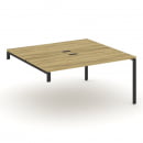 Двойной стол-надставка на опорную тумбу CONCEPT CN.DSN-004 Кобо Черный_13