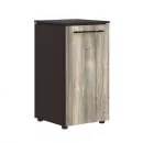 Шкаф колонка с глухой малой дверью MLC 42.1 Дуб Базель/Венге Магия_17