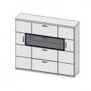 Комод высокий Корано Бм.Кор-14 ольха_4