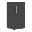 Шкаф-колонка с глухой малой дверью левый Forta FLC 40.1 L Черный графит_15