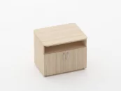 Тумба под оргтехнику Glassy 3.16.10 Дуб сантана светлый_12