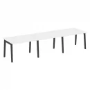 Стол переговорный (3 столешницы) ONIX WOOD OW.PRG-3.2 Белый Бриллиант/Темный_27