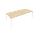 Переговорный стол (2 столешницы) Metal System Б.ПРГ-2.3 Акация/Белый_7