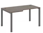 Стол эргономичный левый на металлоопорах New Line NLN36322634 Дуб шамони темный_24