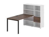 Рабочая станция EDIS EURST 1215 Дуб Денвер темный Черный Белый_46