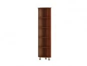 Стеллаж угловой Лидер 82.14 Орех Пегас_0