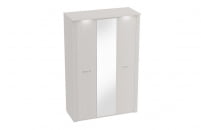 Шкаф 3-дверный Элана №10 Бодега Белая/Сандал матовый Белый_0