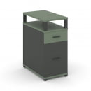 Тумба опорная/приставная с ящиком CONCEPT CN.TGO-006 B/W Кобо Антрацит_18