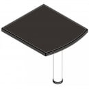 Приставка на опоре В301.1 Венге магия_4