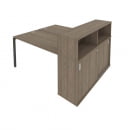 Рабочая станция с опорным шкафом-купе Metal System Б.РС-СШК-2.3 Вяз/Антрацит_32