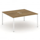 Рабочая станция двухсторонняя на 2 места CONCEPT CN.DRS-004 Сандал Янтарный Белый_3