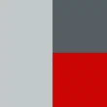 светло-серый RAL 7035, графитовый RAL 7012, красный