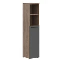 Шкаф-колонка с глухой средней дверью MORRIS TREND MHC 42.6 Антрацит Кария Пальмира Шкаф-колонка с глухой средней дверью MORRIS TREND MHC 42.6 Антрацит Кария Пальмира