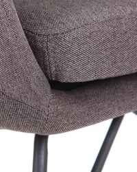 Набор 2 шт Кресло-качалка ДОБРИН КИАРА (серая ткань (ЛАР-106Д-26)) 2 шт / DOBRIN KIARA (LAR-106D-26))