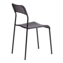 Стул ADDE (mod. C-049) металл/пластик, 39 х 49 х 78 см, Black (черный)