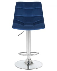 Стул барный DOBRIN TAILOR (синий велюр (MJ9-117)) 2 шт