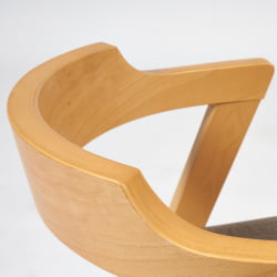 Стул мягкое сидение ВЕРСА (Верса) каркас бук, сиденье ткань, 54,5*56*74см, Натуральный + Коричневый / VERSA