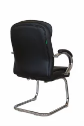 Кресло для посетителя Riva 9024-4 Черный